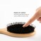 RHOS Boar Bristles Hair Brush for Women and Men, Anti-Static Wooden Paddle Brush for Detangling, Smoothing, Scalp Massage, Enhance Shine &amp; Health