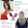 2PCS Curved Vented Hair Brush Boar Bristle Hair Brushes Paddle Detangling Brush Professional Styling Hairbrushes Detangler for Women/Men/Kids Wet Dry Thick Curly Straight Hair (Pink+Purple)
