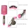 2PCS Curved Vented Hair Brush Boar Bristle Hair Brushes Paddle Detangling Brush Professional Styling Hairbrushes Detangler for Women/Men/Kids Wet Dry Thick Curly Straight Hair (Pink+Purple)