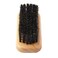 GranNaturals Palm Size Wide Boar Bristle Teasing Brush &amp; Smoothing Brush for Slick Back Hair, Edge Control, Backcombing to Create Sleek Hairstyle - Wooden Wide Portable Handle