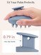HEETA Scalp Massager Hair Growth, Scalp Scrubber with Soft Bristles, Integrated Silicone Design, Exfoliator for Dandruff Removal &amp; Relaxation, Shampoo Brush Fit Wet Dry Hair Use, Dark Blue