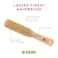 Kent LG3 Finest Hair Brushes for Women - Natural Beechwood and Boar Bristle Narrow Hairbrush for Fine or Medium Thickness Hair All Lengths - Dry Brush for Styling, Straightening, and Stimulating Oils