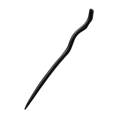 Hair Sticks for Buns 9.0" Ebony Hair Chopsticks for Women Long Hair Simply Wooden Hair Pin sticks (1-Ebony 9")