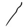 Hair Sticks for Buns 9.0" Ebony Hair Chopsticks for Women Long Hair Simply Wooden Hair Pin sticks (1-Ebony 9")