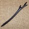 Classical Handmade Carved Hair Sticks-Natural Black Sandalwood(ebony) Hair Styling Pins Chopsticks for Hair Updo Making Accessory-7 Inches Long (Antler)