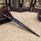 Classical Handmade Carved Hair Sticks-Natural Black Sandalwood(ebony) Hair Styling Pins Chopsticks for Hair Updo Making Accessory-7 Inches Long (Window Blossoms)