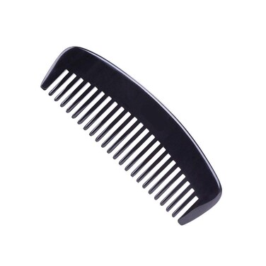 Exquisite Natural Ox Horn Hair Comb 100% Handmade Premium Quality Anti-Static Comb Without Handle (Type Wide tooth)