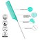 Vellen Hair Professional 9 Inch rat tail combs for hair stylists, PEI Material 430&deg;F Heat Resistant and Antistatic, styling and highlighting,3 Pack (Mint)