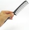 Carbon Wide Tooth Rake Comb with Tail &ndash; Child-Friendly Detangler, Natural Curl &amp; Beach Wave Comb, Texture Styler, In-Shower &amp; Static-Free Styling for All Hair Types