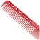 YS Park 339 Fine Cutting Comb - Red