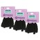 Expressions 18 Count Hair Tie Set in Classic Black - Waved Ponytail Elastic for Women and Girls - Hair Accessories Value Pack - Black Hair Ties for Everyday Use