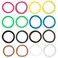 Expressions 60pc Seamless Hair Ties, No Damage Ponytail Holders - Value Pack Colorful Elastic Hair Ties, Cute Hair Accessories For Girls, Hair Rubber Bands No Damage Hair Ties for Everyday Use