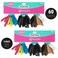 Expressions 60pc Seamless Hair Ties, No Damage Ponytail Holders - Value Pack Colorful Elastic Hair Ties, Cute Hair Accessories For Girls, Hair Rubber Bands No Damage Hair Ties for Everyday Use