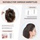 400PCS Smyeyml Bobby Pins Hair Pins Kit, Premium Bobby Pins Brown Hair, Non-Slip Hair Pins for Women, Pain Free Bobby Pins for Women, Invisible Hair Pin, Clear Hair Bands, With Storage Box