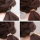 10pcs Small Gold Bead Hair Ties Elastic Ponytail Holder for Women and Girls Hair Tie Bracelets with Crystal Beads Hair Ties for Thick Thin curly hair(5 Colors)