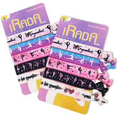 10pcs Elastic Hair Ties for Girls Women Cute Ribbon Ponytail Holders No Damage Knotted Hair Bands-Gymnastic Hair Tie