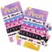 10pcs Elastic Hair Ties for Girls Women Cute Ribbon Ponytail Holders No Damage Knotted Hair Bands-Gymnastic Hair Tie