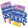 10pcs Elastic Hair Ties for Girls Women Cute Ribbon Ponytail Holders No Damage Knotted Hair Bands-Blue Cheer Hair Tie