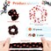 WILLBOND 20 Pcs Sport Hair Scrunchies Gifts Sports Scrunchy Elastic Silk Satin Scrunchies Hairband Ponytail Holder for Women Player Team Accessories(Basketball)