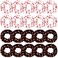 WILLBOND 20 Pcs Sport Hair Scrunchies Gifts Sports Scrunchy Elastic Silk Satin Scrunchies Hairband Ponytail Holder for Women Player Team Accessories(Basketball)