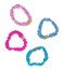 Lilly Pulitzer Satin Scrunchies, 4 Piece Scrunchie Set for Women and Girls, Cute Mini Hair Ties, Assorted (Assorted Solids)