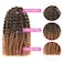 8 Inch Passion Twist Hair Short Marlybob Crochet Hair Marlybob Marlybob Crochet Braids Hair Crochet Hair For Black Women (8 Inch, 1B/27 9 Bundles Marlybob)