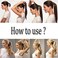 One Piece Ponytail Hair Extensions Clip in Wrap Around on Pony Tail 125G Thick Real Natural Synthetic Fibre Ponytail Hairstyle Hairpiece for Women Straight 26 inch natural black