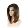 PT2/27# Color Short Bob Straight Synthetic Lace Front Wigs for Women Half Hand Tied Fiber Hair Wig 10 inch