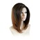 PT2/27# Color Short Bob Straight Synthetic Lace Front Wigs for Women Half Hand Tied Fiber Hair Wig 10 inch