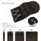 WindTouch Clip in Hair Extensions Real Human Hair Brown Hair Extensions 12Inch 70g 7PCS Hair Extension Real Human Hair Clip Ins #2 Dark Brown Hair Extensions for Women