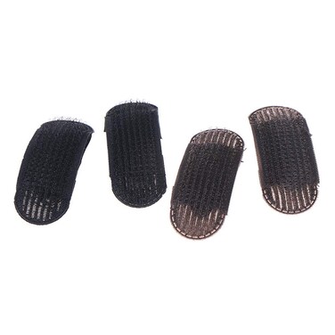 4pcs/set Princess Hair Tool Set Bump It Up Volume Base Hair Inserts Invisible Hair Pins Black and Coffee