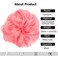 2pcs Messy Bun Hair Piece Scrunchie Hair Bun Hair Pieces for Women Girls Elastic Rubber Band Curly Wavy Synthetic Hair Bun Scrunchies Ponytail Extensions (Pink)