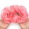 2pcs Messy Bun Hair Piece Scrunchie Hair Bun Hair Pieces for Women Girls Elastic Rubber Band Curly Wavy Synthetic Hair Bun Scrunchies Ponytail Extensions (Pink)