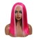 Wiginway 14" Ombre Hot Pink Wig Bob Lace Front Synthetic Wigs With Natural Hairline Heat Resistant Short Wigs For Women Drag Queen&acirc;&euro;&brvbar;