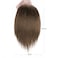 Black Piece Short Fake Fringe Hair Lining for Thinning Hair Adding Hair Volume,Invisible Human Hair Toppers For Women Seamless Clip In Hair Extension Hair,Hair Extensions Wigs and Accessories（25cm）
