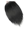 Black Piece Short Fake Fringe Hair Lining for Thinning Hair Adding Hair Volume,Invisible Human Hair Toppers For Women Seamless Clip In Hair Extension Hair,Hair Extensions Wigs and Accessories（25cm）
