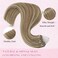 YoungSee Microlink Hair Extensions Brown Microloop Hair Extensions Human Hair Highlight Brown with Blonde Micro Ring Hair Extensions Human Hair 20In Invisible Bead Extensions Human Hair 50s 50g