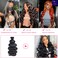 Xagujpo Bundles Human Hair 22 24 26 Inch 12A Body Wave Bundles 100% Unprocessed Brazilian Virgin Weave Bundles Human Hair 3 Bundles Deals Hair Extensions Real Human Hair Natural Black For Women