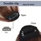 Clip in Bangs Wispy Bangs 100% Human Hair Bangs Fringe with Temples Hairpieces Clip in Hair Extensions Women Natural Curved Bangs for Party and Daily Wear (Wispy Bangs,Dark Brown)