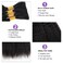 Kinky Straight Human Braiding Hair for Boho Braids Wet and Wavy Bulk Human Hair For Braiding No Weft 100g (1Pack-4PCS) Yaki Straight Bulk Human Hair for Micro Braiding (Natural Black, 18 Inch)