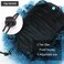 Yinmei Baibian Ombre Blue Afro Puff Drawstring Ponytail Short Ponytail High Puff Bun Hair Piece Kinky Curly Clip in on Updo Hair Extensions for Black Women(1B/Blue#)