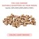 Vlasy Micro Rings Links Beads,3.4mm Microlink Beads Non-Silicone Copper Tubes Microbead for Hair Feathers,I-Tip Hair Extensions (500Pcs, Light Brown)