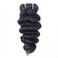 Deep Wave Bundles with Closure Brazilian Deep Curly Human Hair 3 Bundles with Closure(10 10 10+10) Middle Part 4x4 inch Lace Closure Wet and Wavy Bundles with 4x4 Closure 50g/bundle