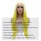 Yellow Synthetic Lace Front Wig 613 Blonde Mint Yellow Lace Wig for Women Long Straight Ombre Colorful Wig Natural Hairline Realistic Gluelesss Hair Replacement Wigs Lacefront Cosplay Daily 24 Inch