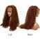 Wiginway Synthetic Lace Front Long Afro Kinky Curly Wigs For Women Light Auburn With Babyhair Lace Front Wigs