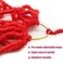 24 Inch 7 Packs Bright Red Soft Locs Crochet Hair Color New Faux Locs Pre-looped Super Lightweight Synthetic Hair Braids For Black Women(24inch, 7packs, red)