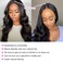V Part Wig Human Hair Body Wave Wigs Upgrade from U Part Human Hair Wig for Black Women Glueless V Part Wigs Minimal Leave Out No Glue Thin Vpart Wig 180% Density Natural Color 14 Inch