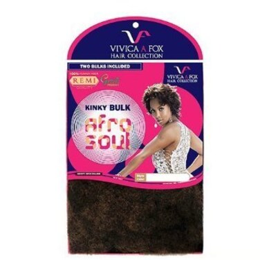 VIVICA A FOX Human Afro Soul Kinky Bulk 16" - HKBK16 (#30)