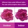 iLUU Hot Pink Color Messy Hair Bun Chignons Synthetic Hair Extensions Wavy Updo Scrunchy Hairpieces Hair Extension for Beauty Women Girls Ladies Party Cosplay 2pcs #8D