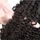 Kinky Curly Hair 1 Bundle 22inch Unprocessed Virgin Peruvian Curly Human Hair Bundles Kinky Curly Bundles Hair Weft Weave Extensions 100g/bundle Natural Black Color